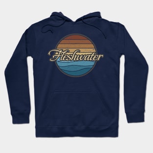 Fleshwater Retro Waves Hoodie